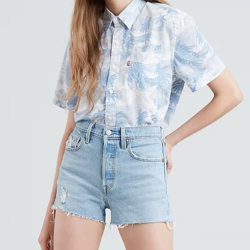 Levi’s 501 High Rise Women’s Jean Shorts Size 29